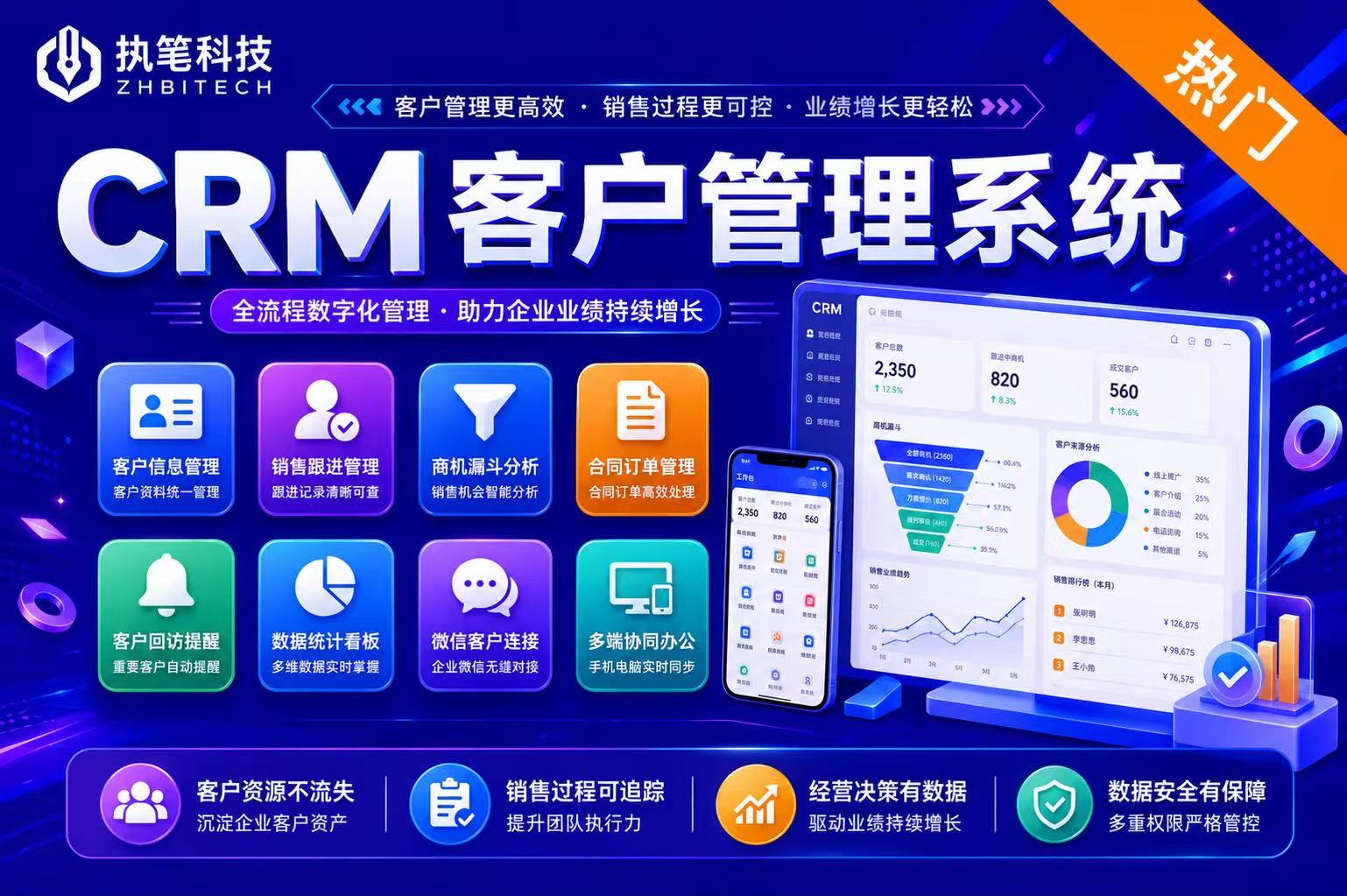 CRM客户管理系统